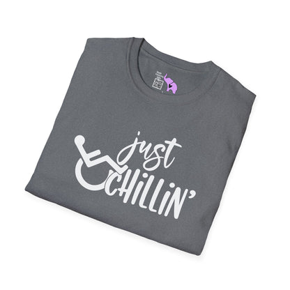 Just Chillin' (Disabled) Adult T-shirt