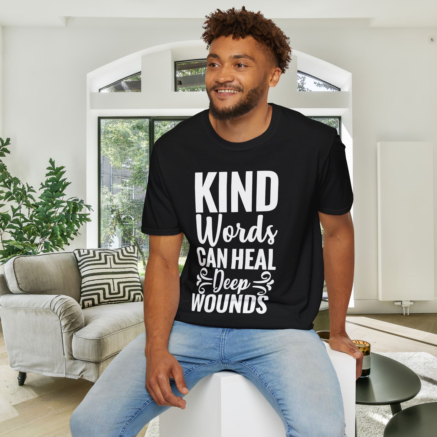 Kind Words Can Heal Deep Wounds Adult T-shirt