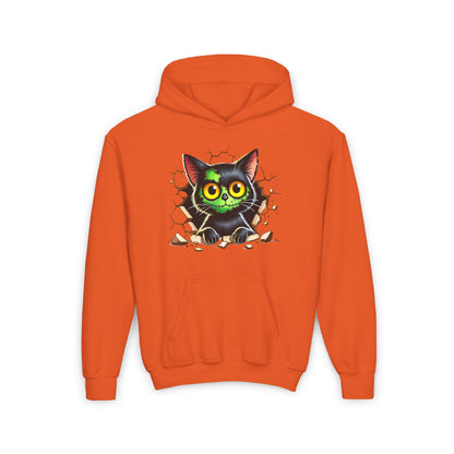 Zombie Kitty Youth Heavy Blend Hoodie