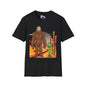Bigfoot & Alien Adult T-shirt