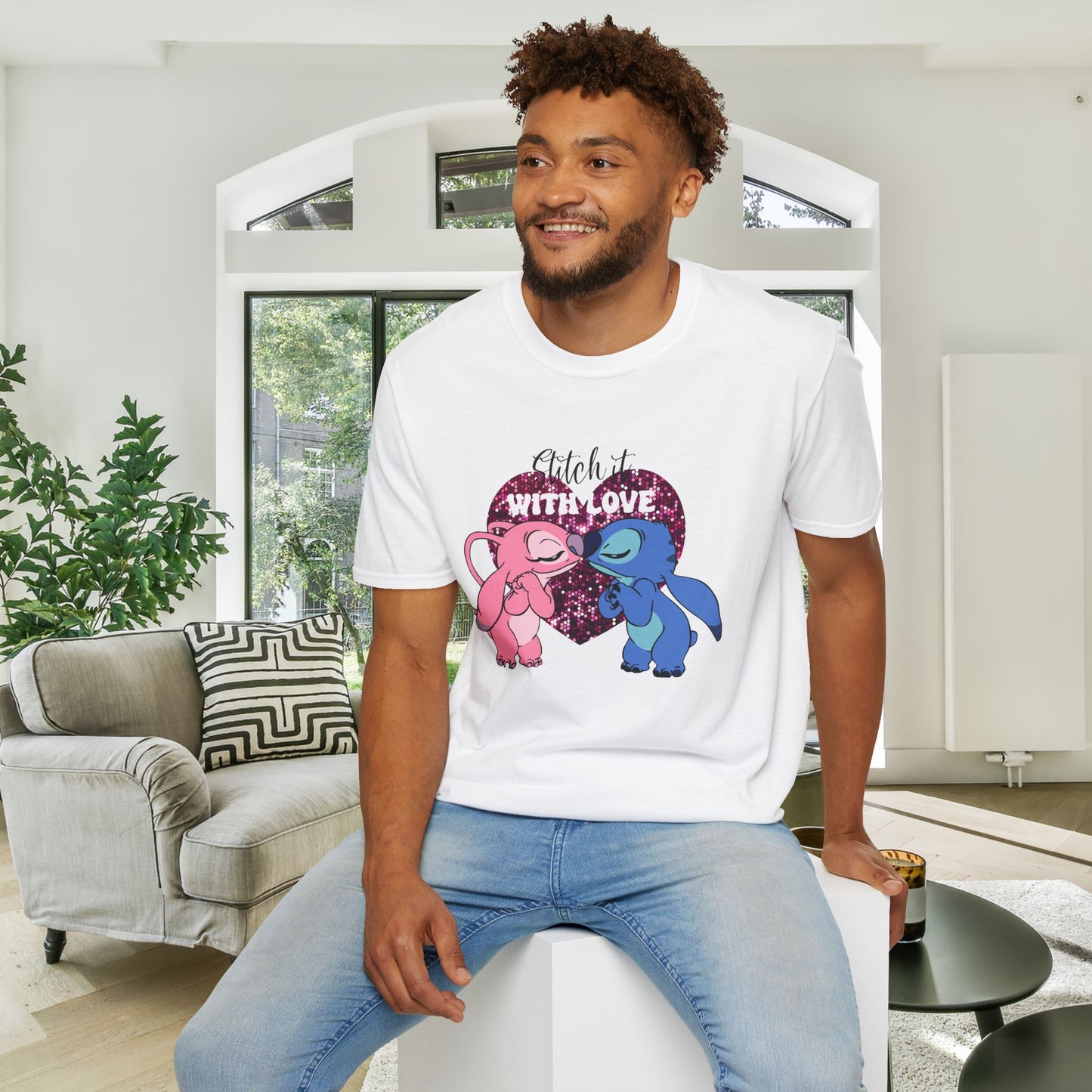Stitch It With Love Adult T-shirt