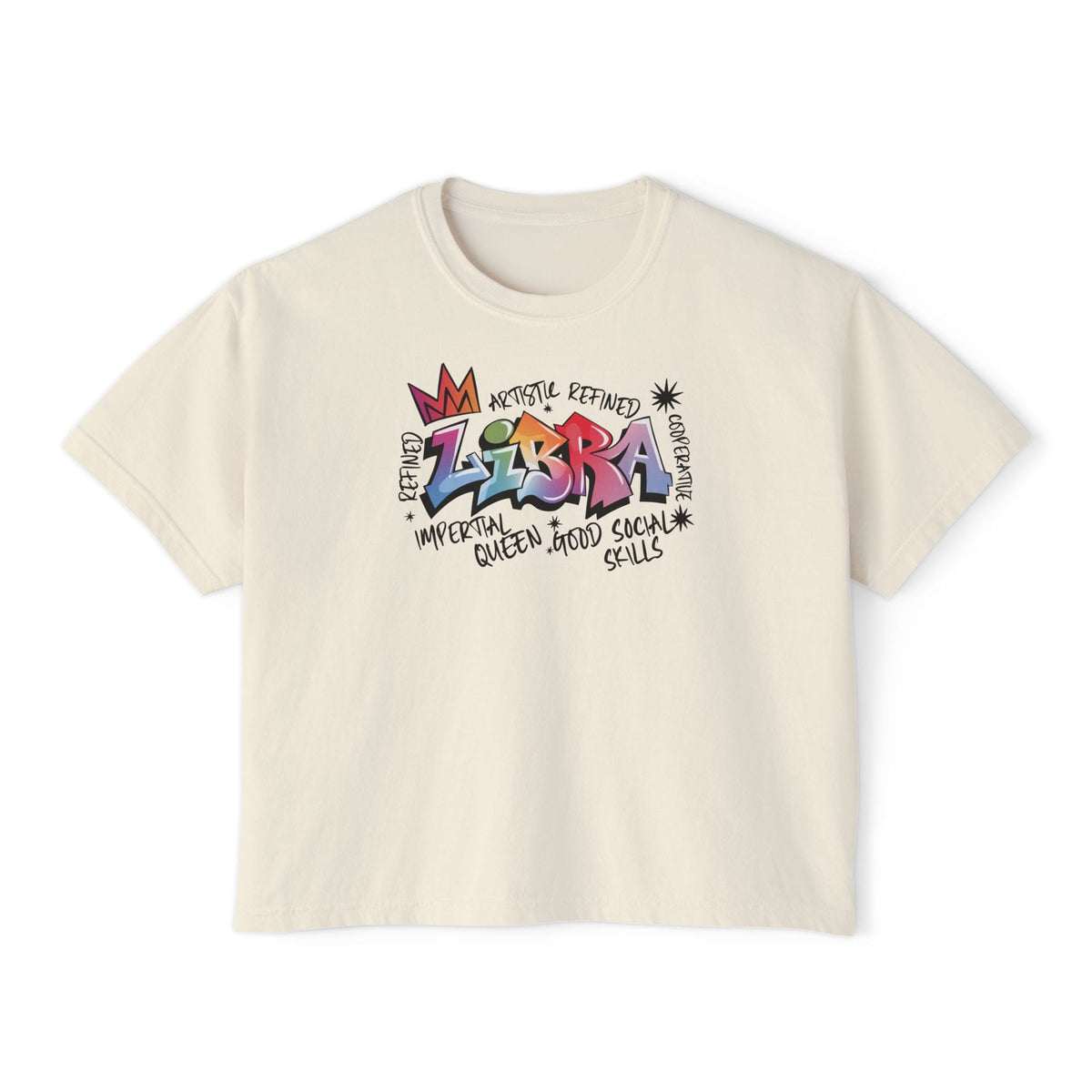 Libra Street Art Women's Boxy Tee