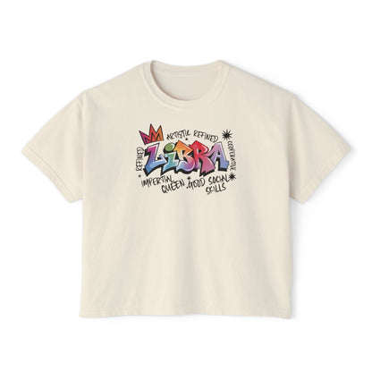 Libra Street Art Women's Boxy Tee