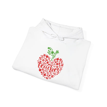 Teacher Heart 1 Heavy Blend™ Hooded Sweatshirt