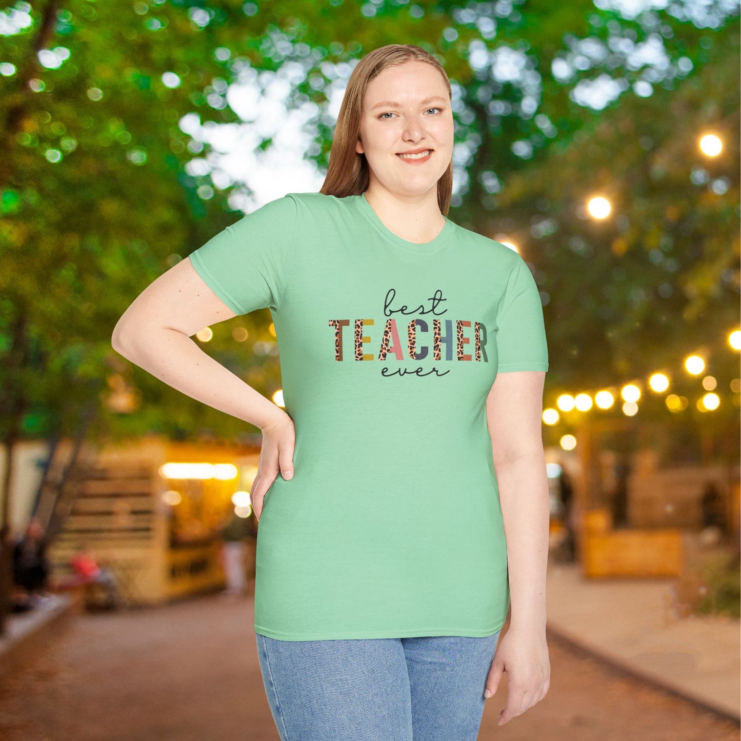 Best Teacher Ever Adult T-shirt
