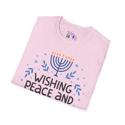 Hanukkah Wishing Peace & Light T-shirt