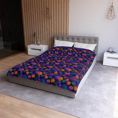 Luminous Carnations Duvet Bedding Set