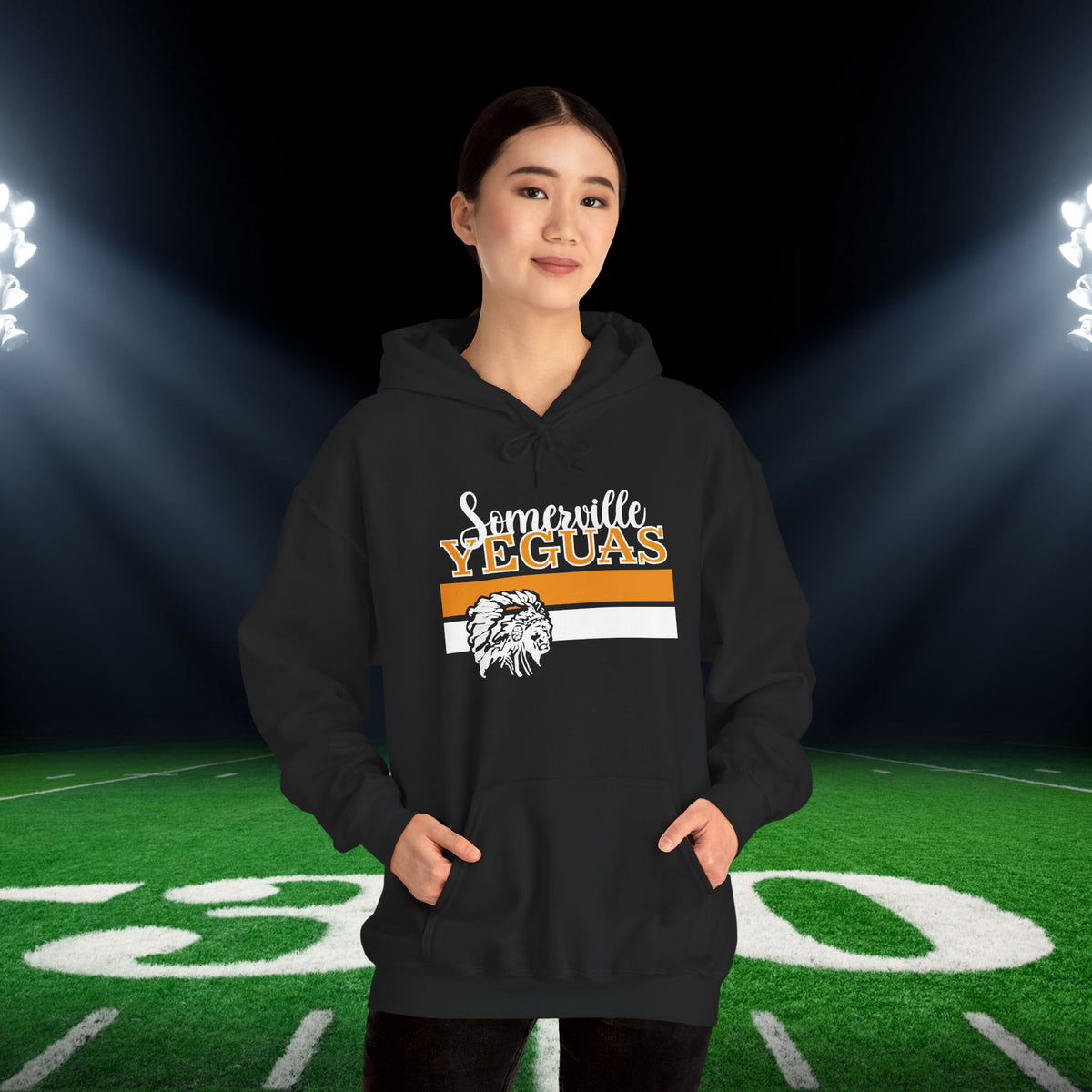 Somerville Yeguas w/Mascot Adult Heavy Blend™ Hoodie