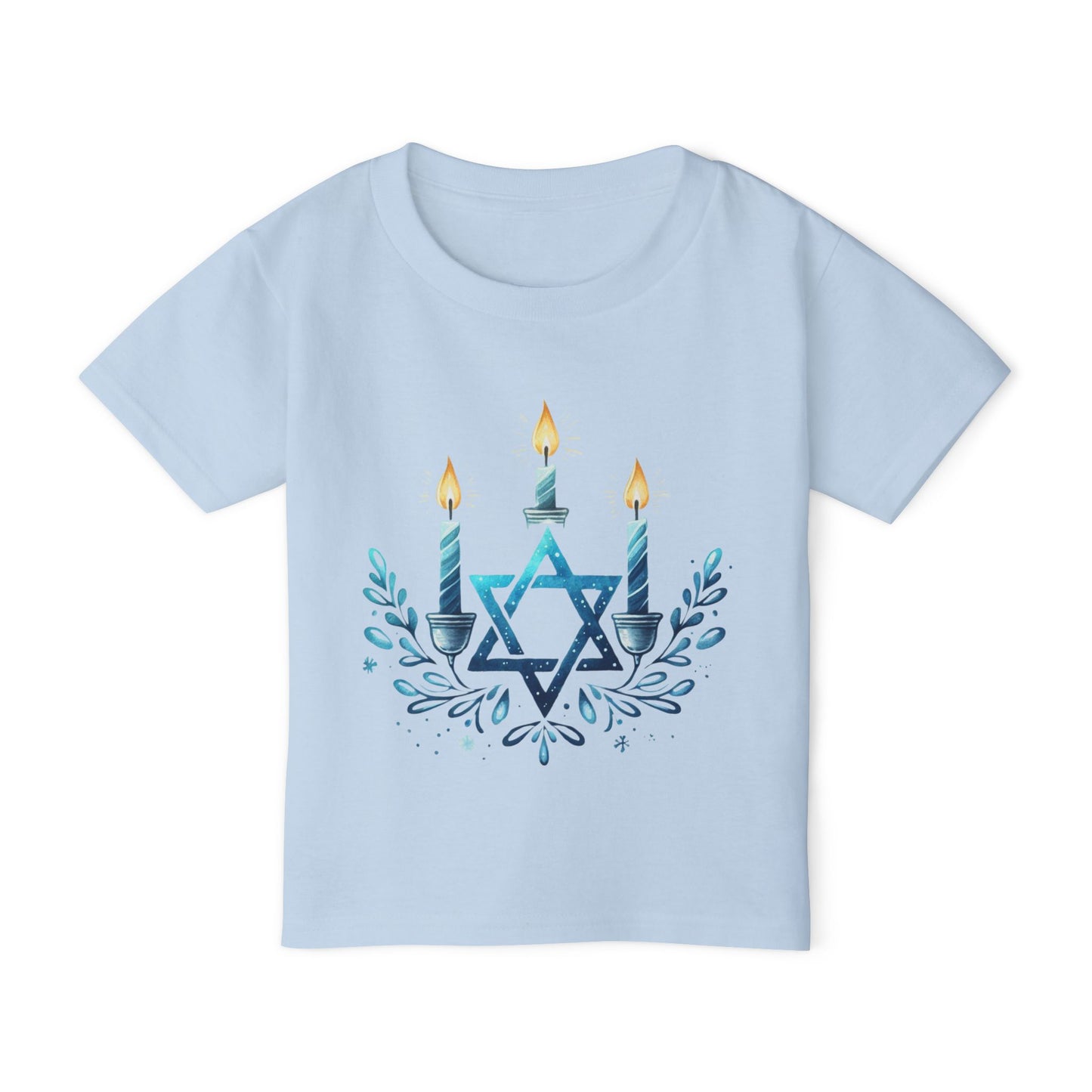 Star & Flame Hanukkah Heavy Cotton™ Toddler T-shirt