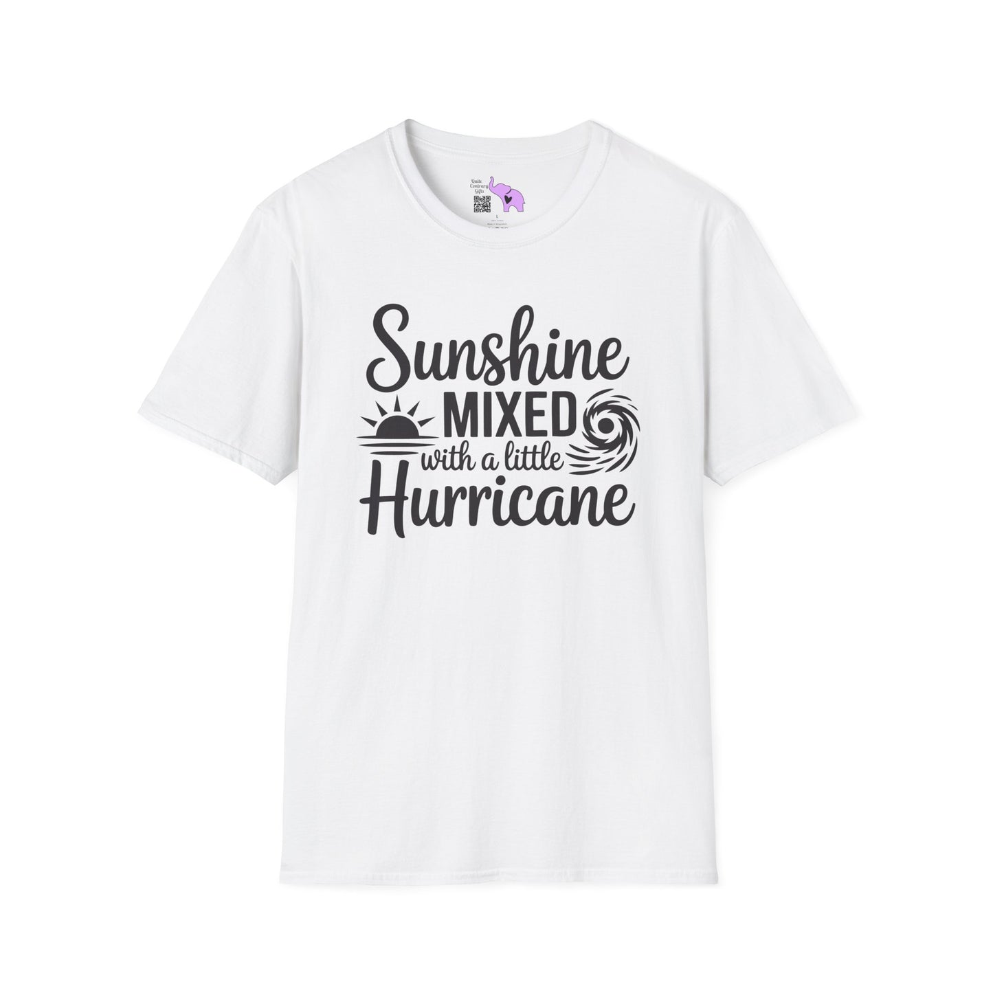 Sunshine Mixed With A Little Hurricane Adult T-shirt