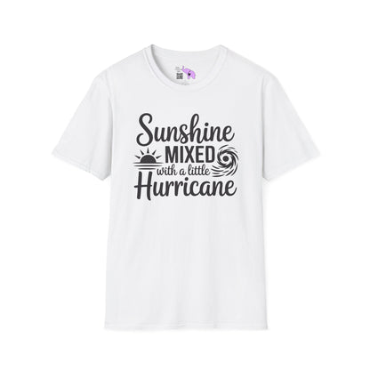 Sunshine Mixed With A Little Hurricane Adult T-shirt