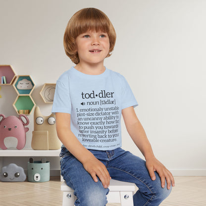 Funny Toddler Definition Heavy Cotton™ Toddler T-shirt