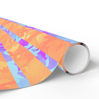 Split Spectrum Camo Wrapping Paper