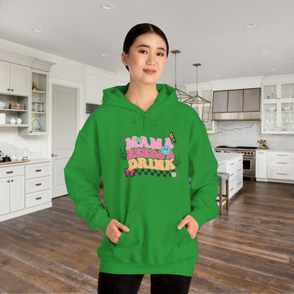 Mama Needs A Drink Heavy Blend™ Hooded Sweatshirt