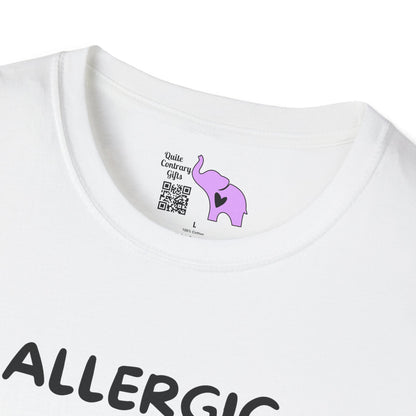 Allergic To Entitlement Adult T-shirt