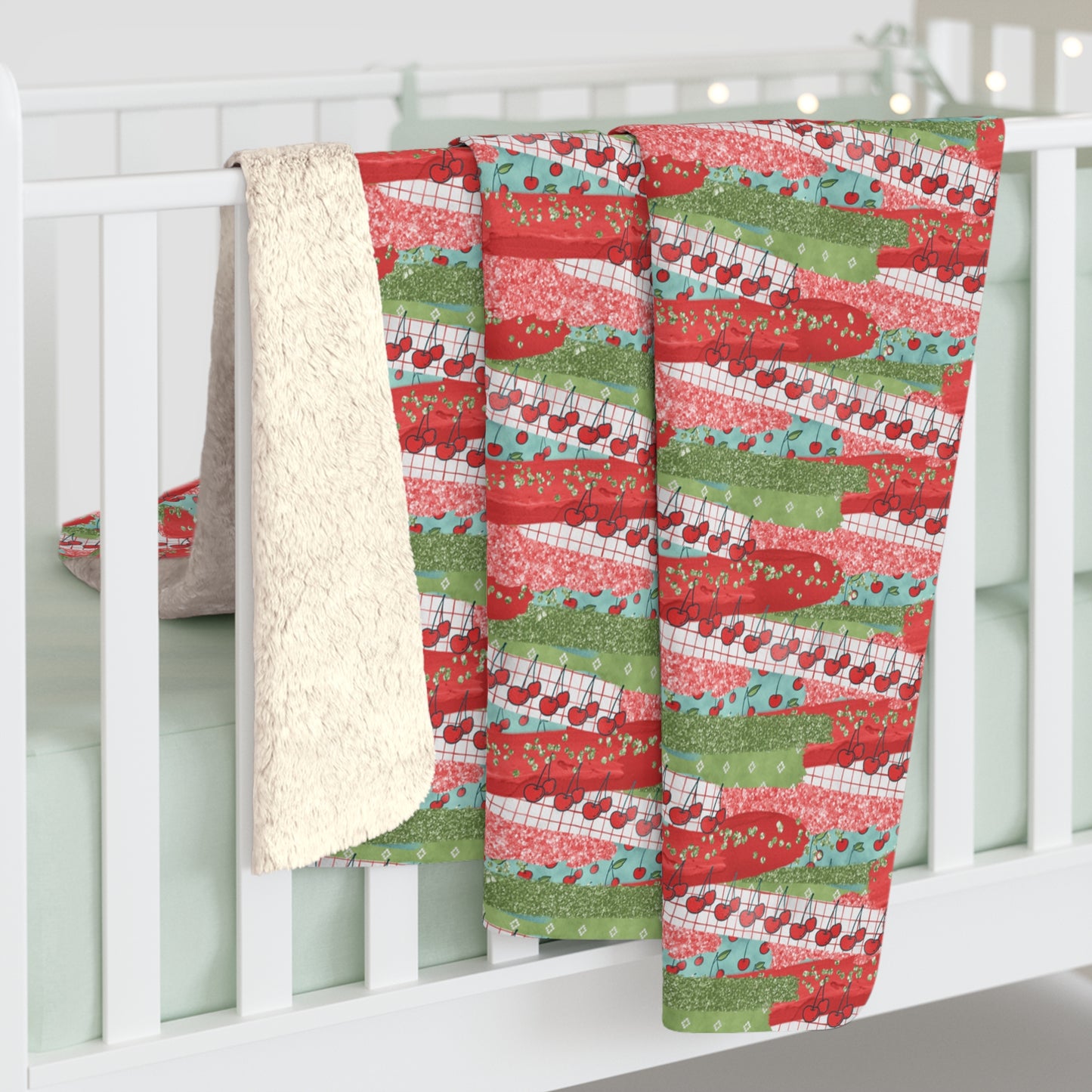 Cherry Lane Fleece Blanket