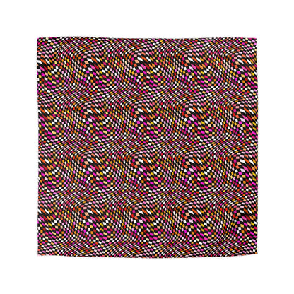Warped Red Checkered Microfiber Duvet Cover