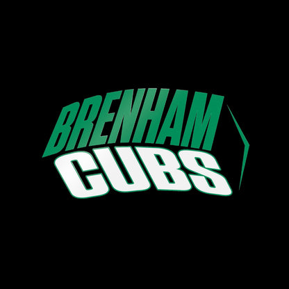 Brenham Cubs (Angled, White) Decal