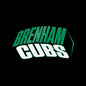 Brenham Cubs (Angled, White) Decal
