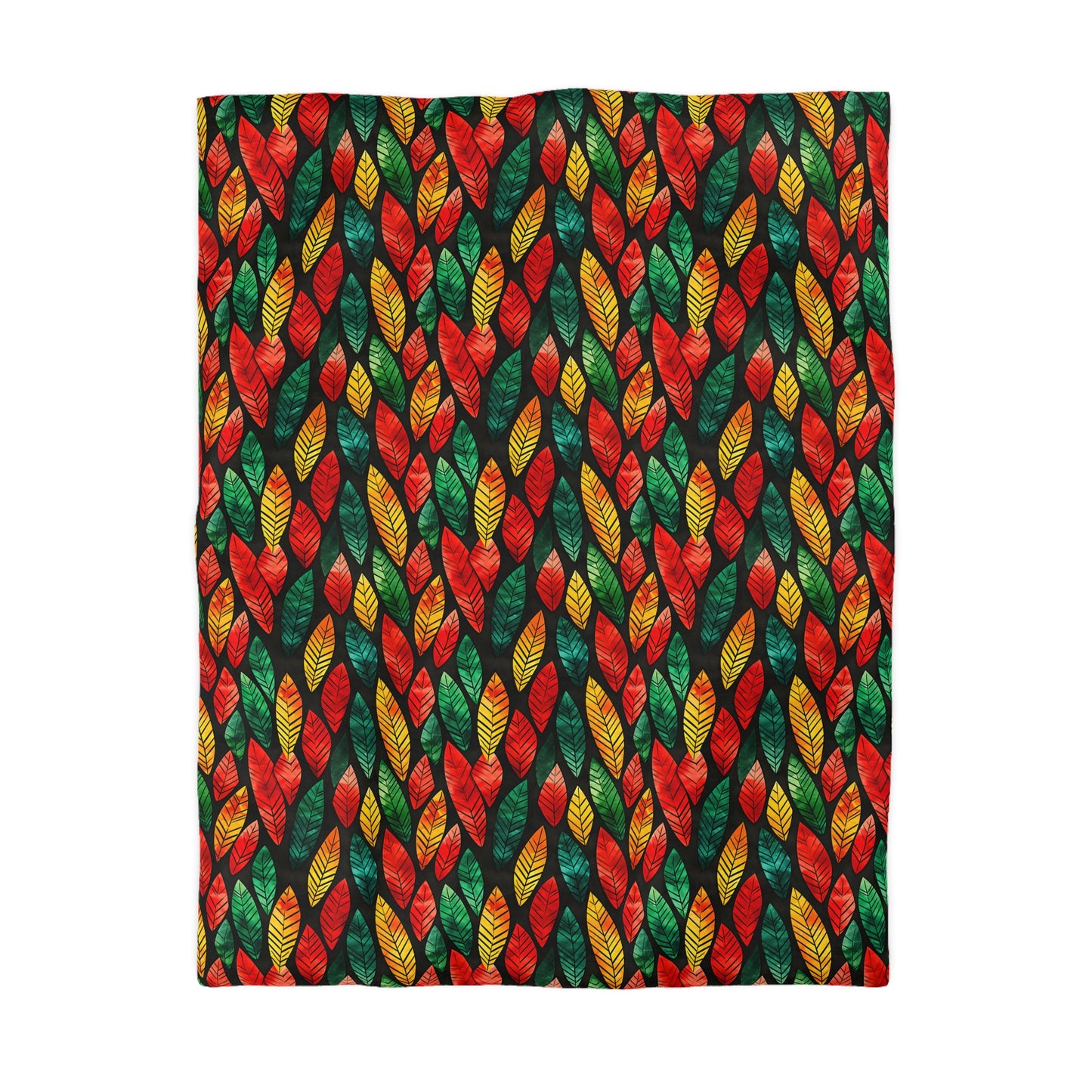 Festival Fire Microfiber Duvet Cover