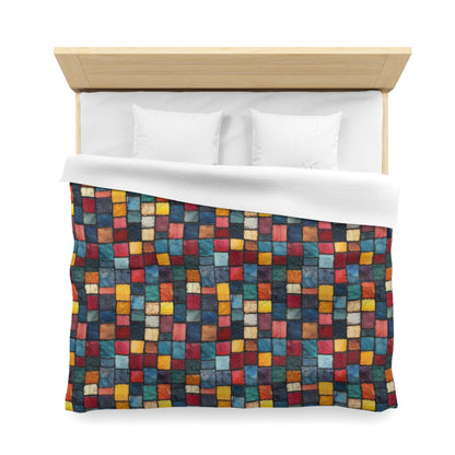 Patch Pop Microfiber Duvet Cover