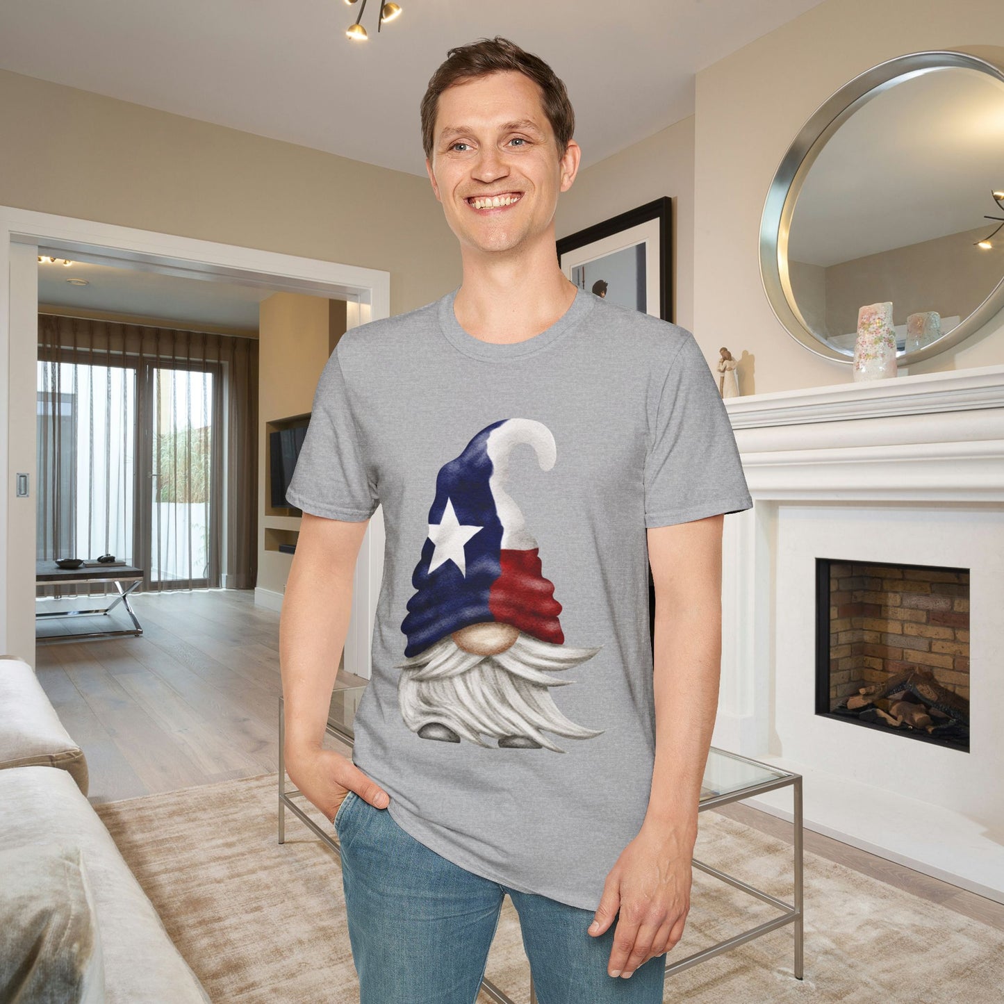 Texas Gnome Adult T-shirt