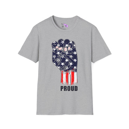 American Proud (Fist) Adult T-shirt
