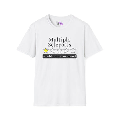 Multiple Sclerosis 1 Star Would Not Recommend Adult T-shirt