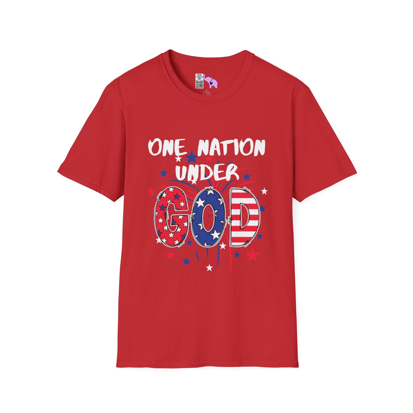 One Nation Under God Adult T-shirt