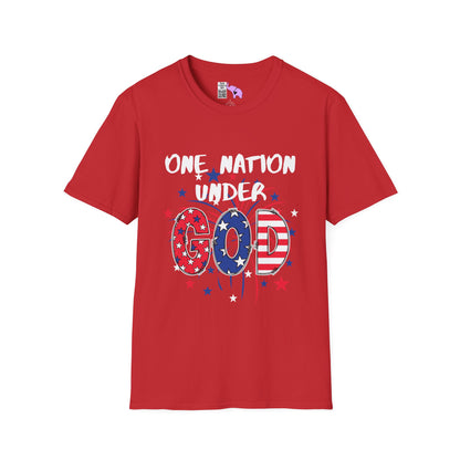 One Nation Under God Adult T-shirt