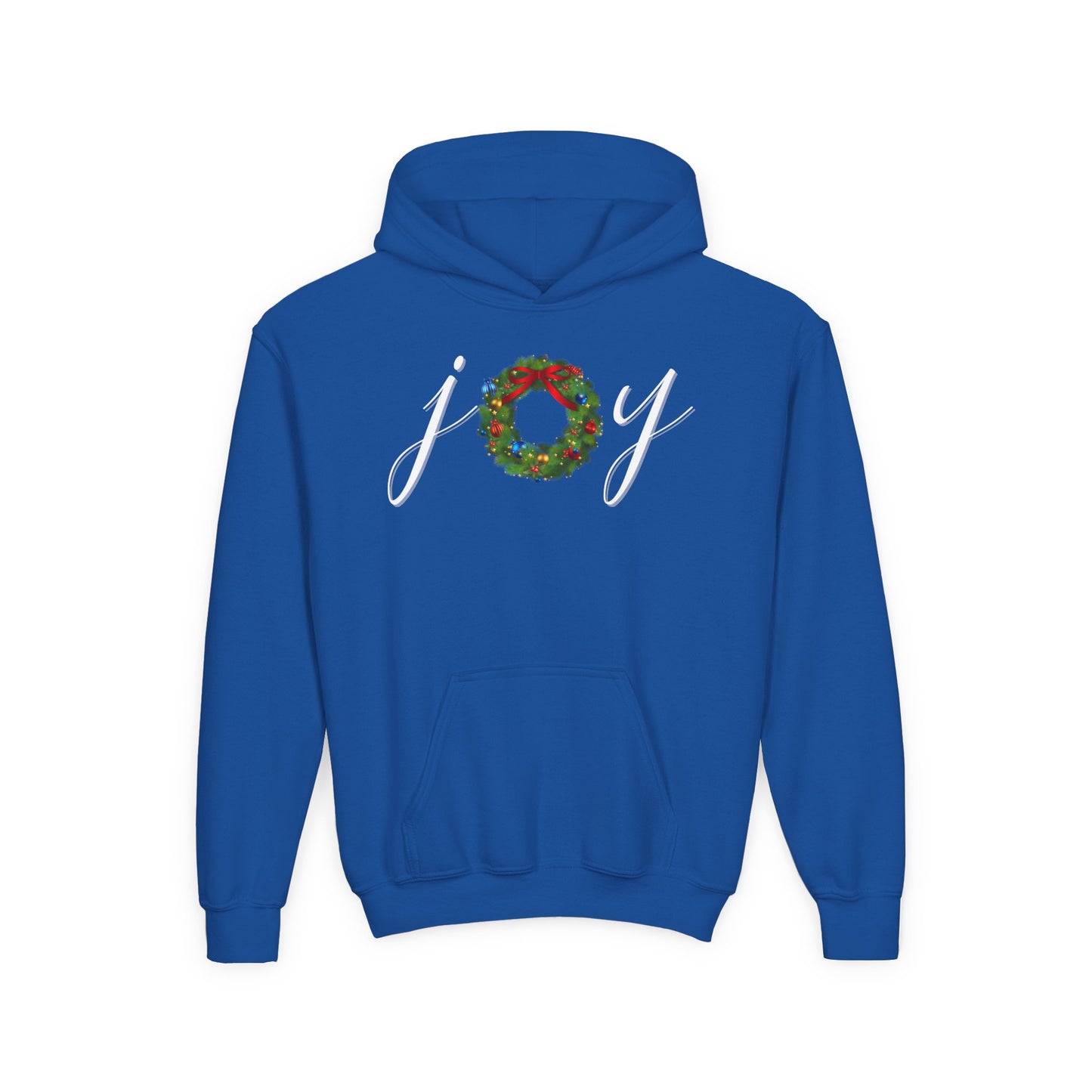 Joy w/Wreath Youth Hoodie