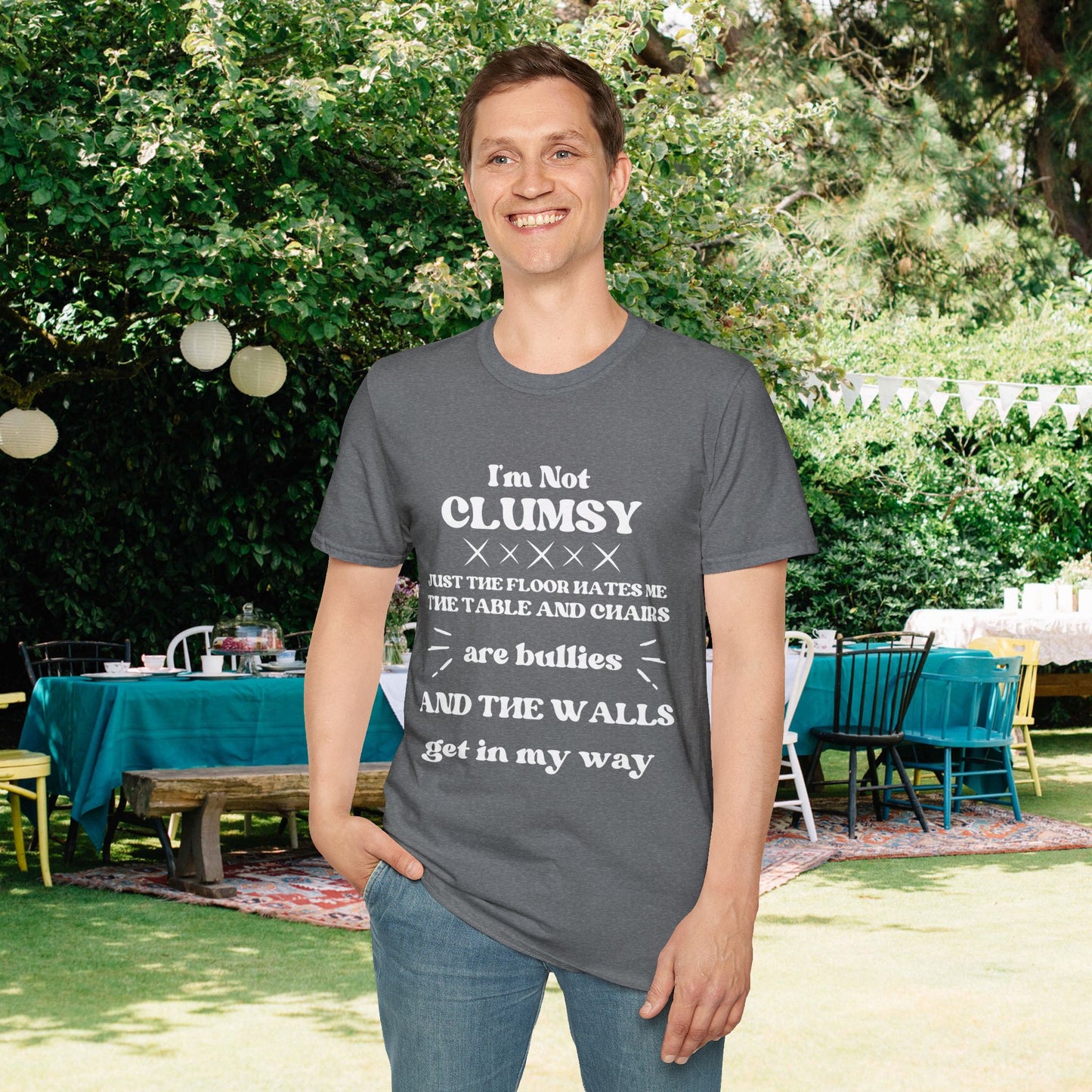 I'm Not Clumsy Adult T-shirt