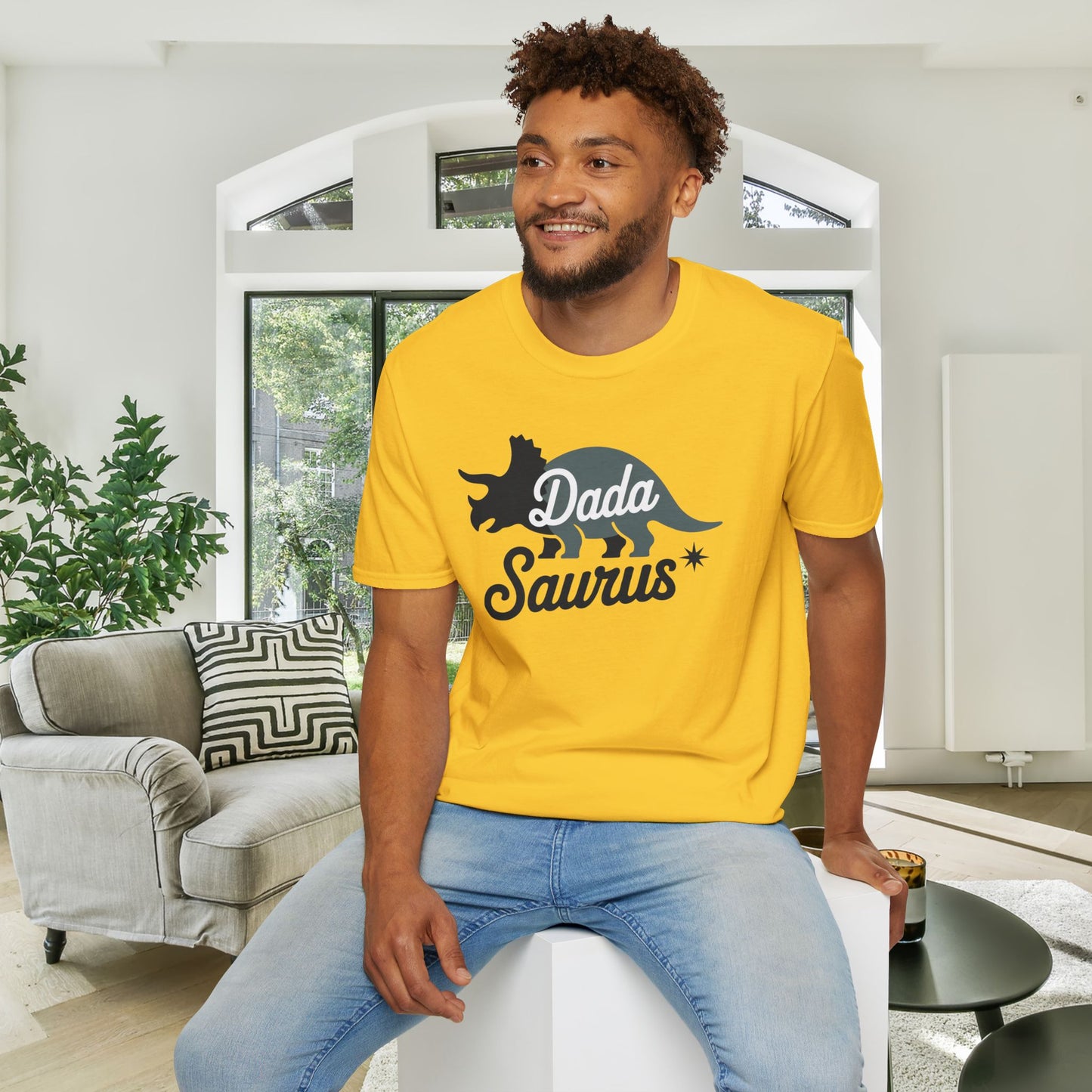 Dada Saurus Adult T-shirt