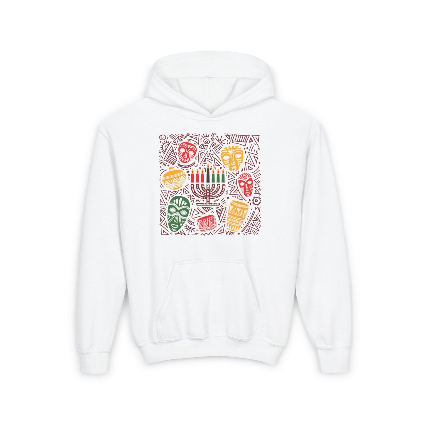 Kwanzaa Traditions Youth Heavy Blend Hoodie