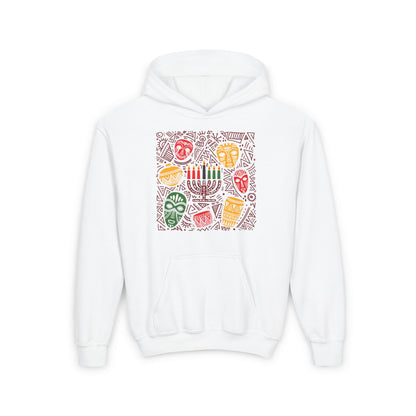 Kwanzaa Traditions Youth Heavy Blend Hoodie
