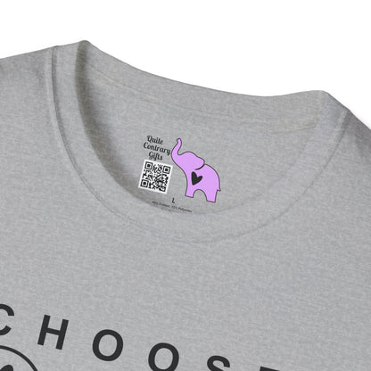 Choose Happy Smiley Faces Adult T-shirt