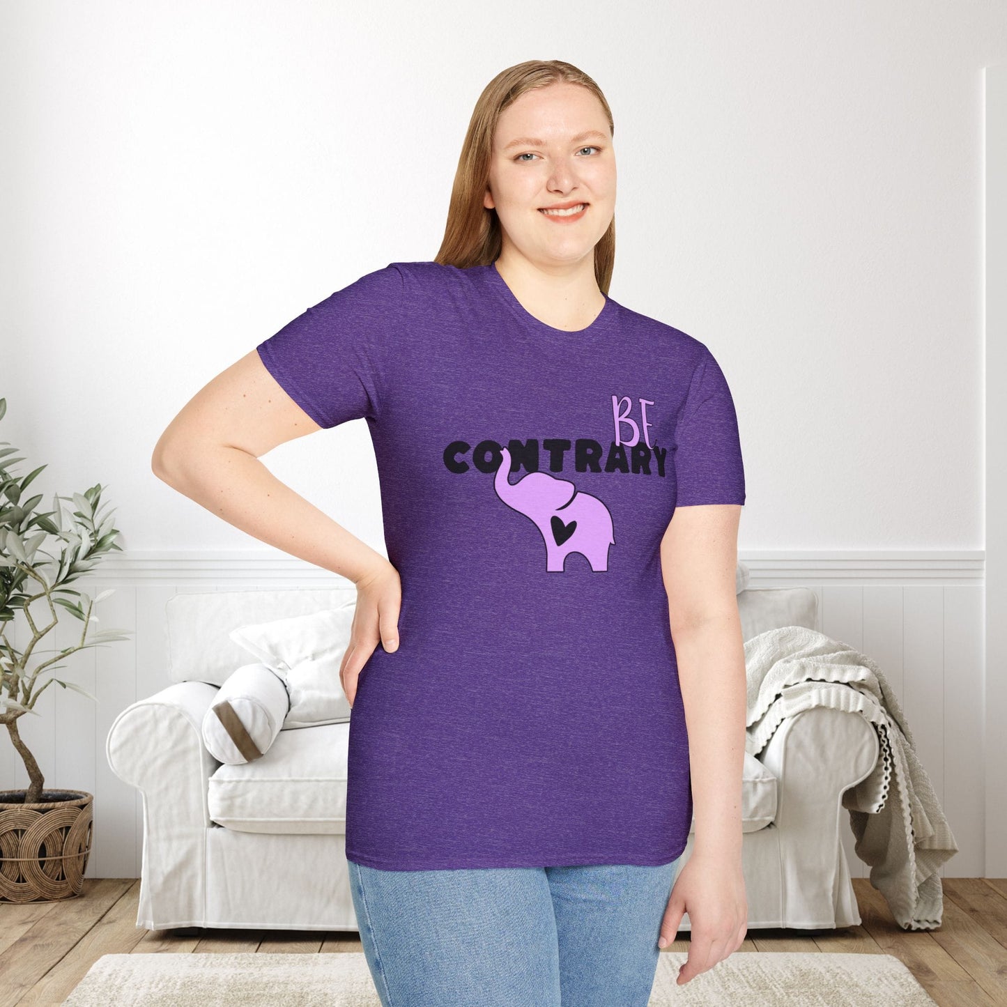 Be Contrary Adult T-shirt