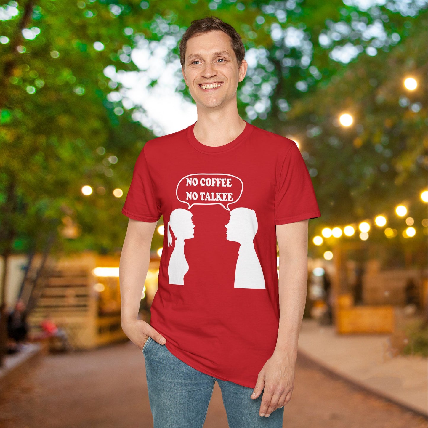 No Coffee No Talkee Adult T-shirt