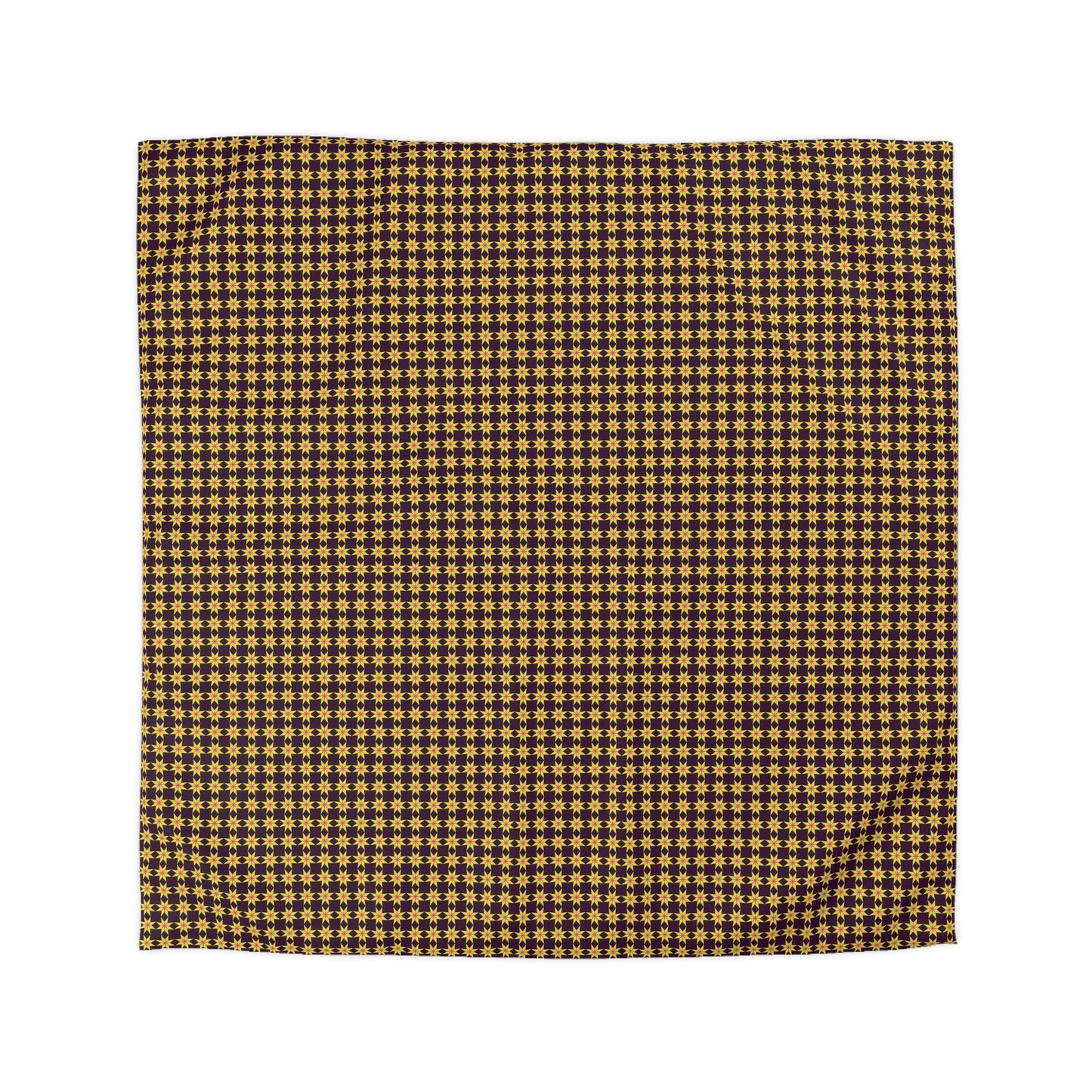 Golden Radiance Microfiber Duvet Cover