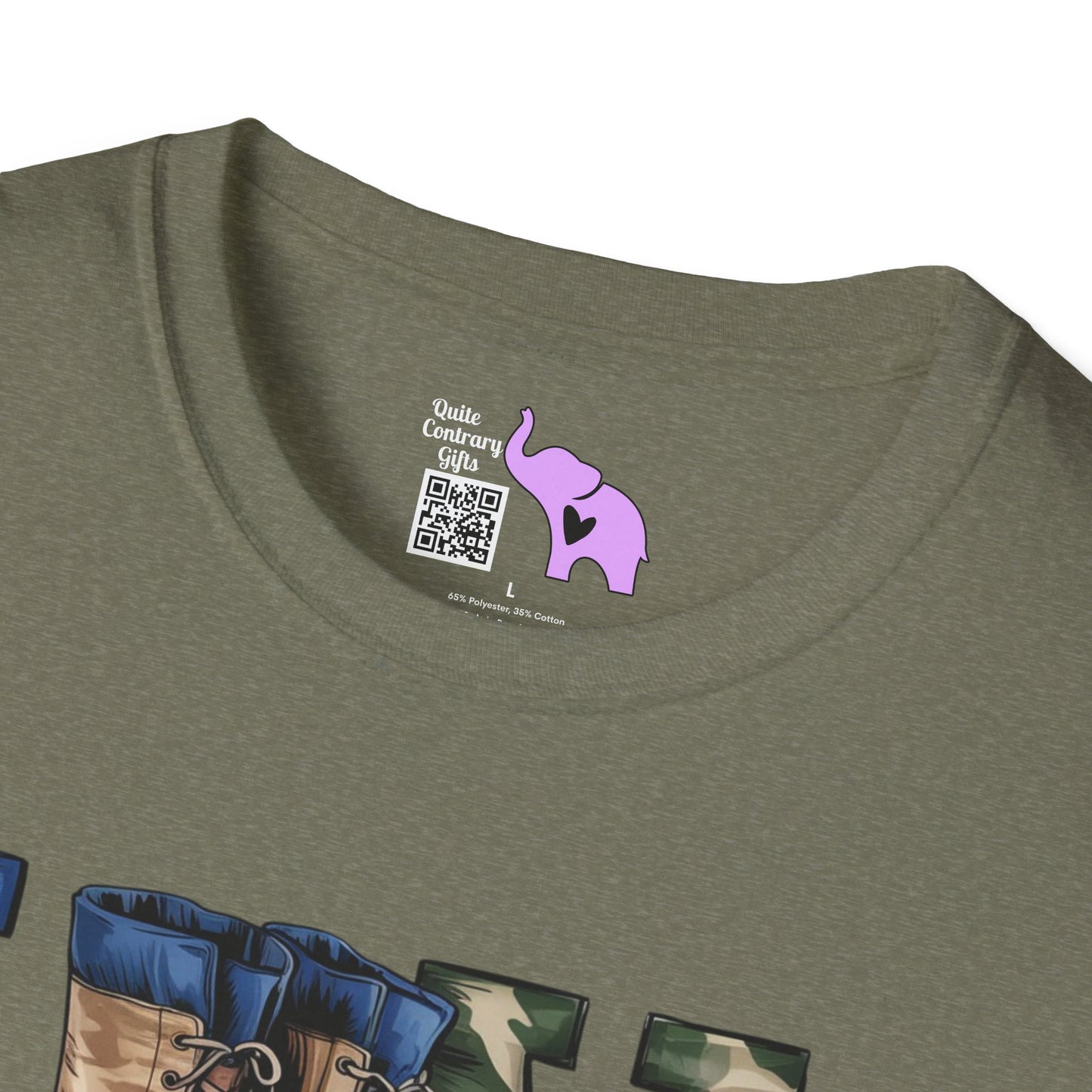 Love My Hero (Military Boots) Adult T-Shirt