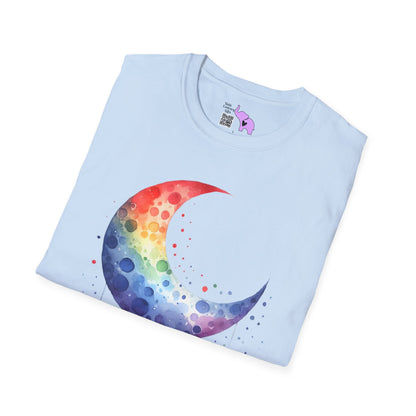 Colorfall Heart Moon Adult T-shirt