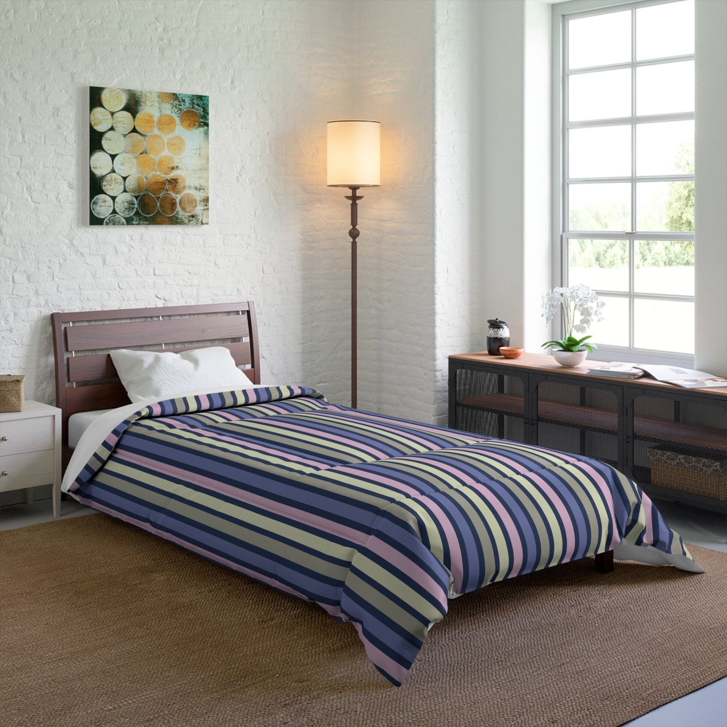 Earthy Stripes Comforter