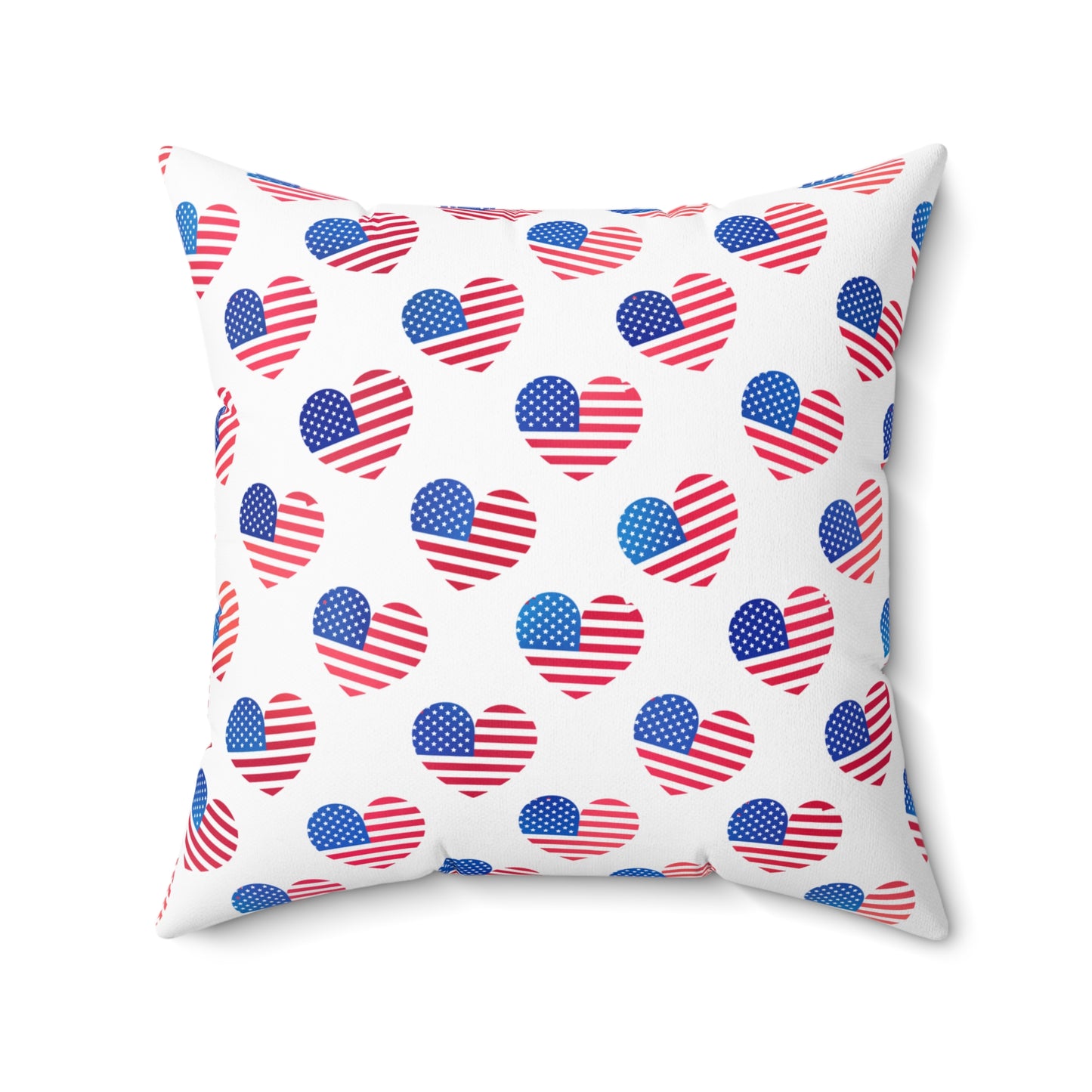 Hearts of Freedom Throw Pillow