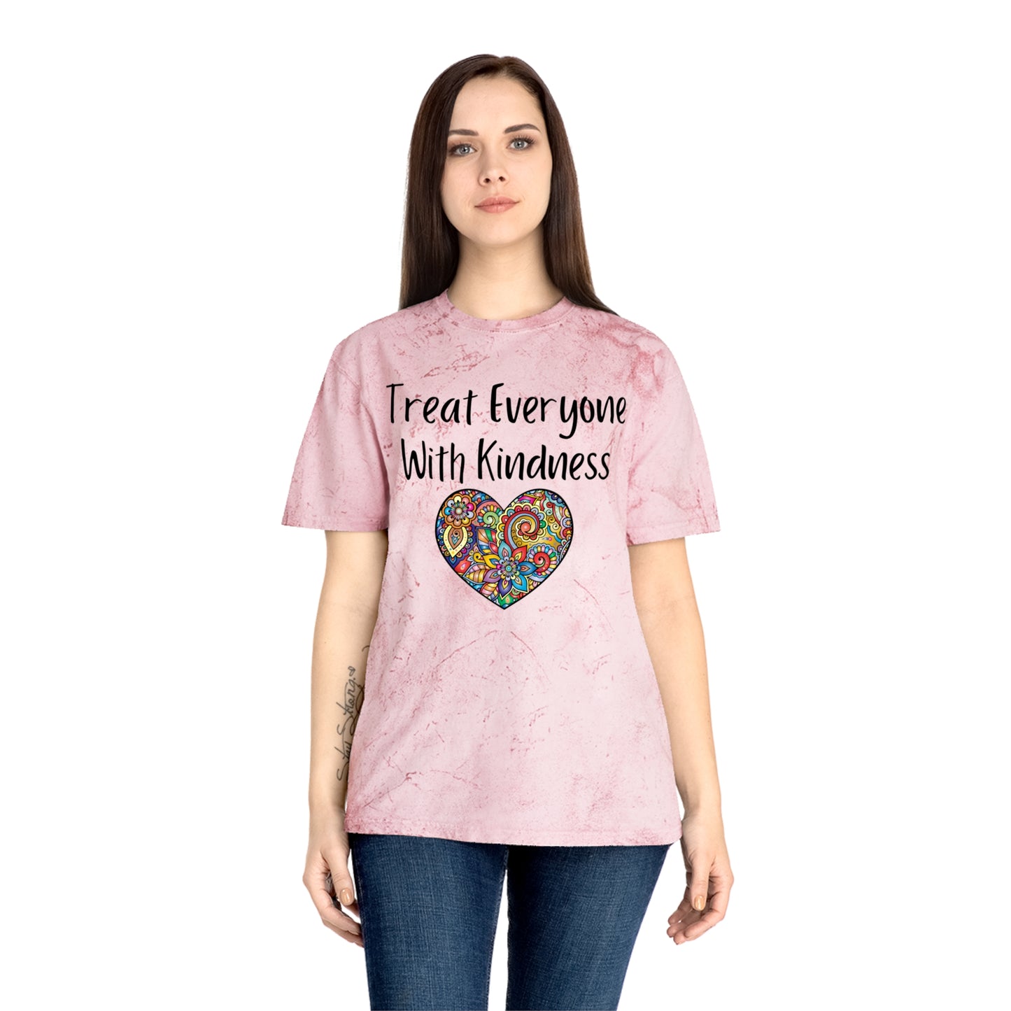 Treat Everyone With Kindness Unisex Color Blast T-Shirt