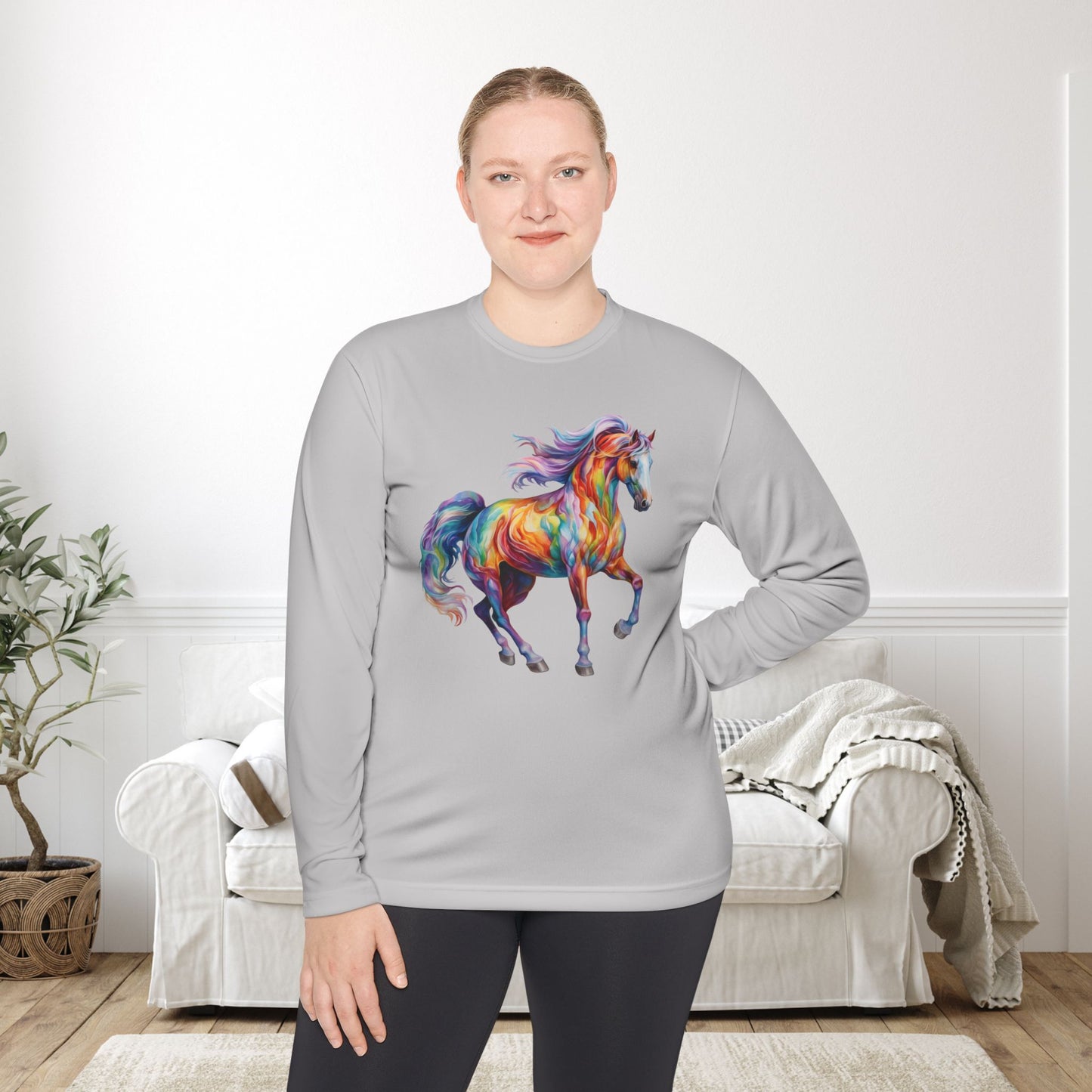 Dreamscape Stallion Adult Long Sleeve Tee