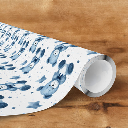 Blue Bear Hugs Gift Wrap for All Occasions