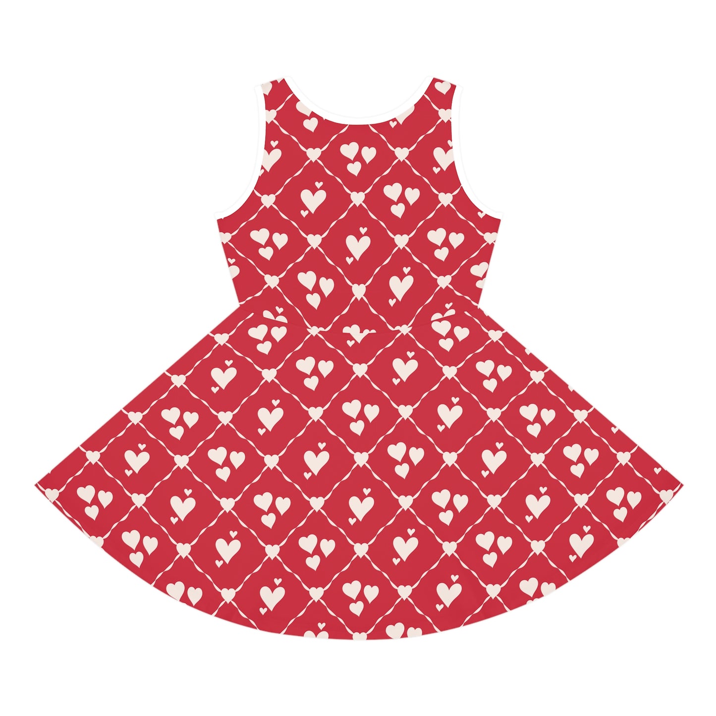 Sweetheart Trellis Girls' Sleeveless Sundress