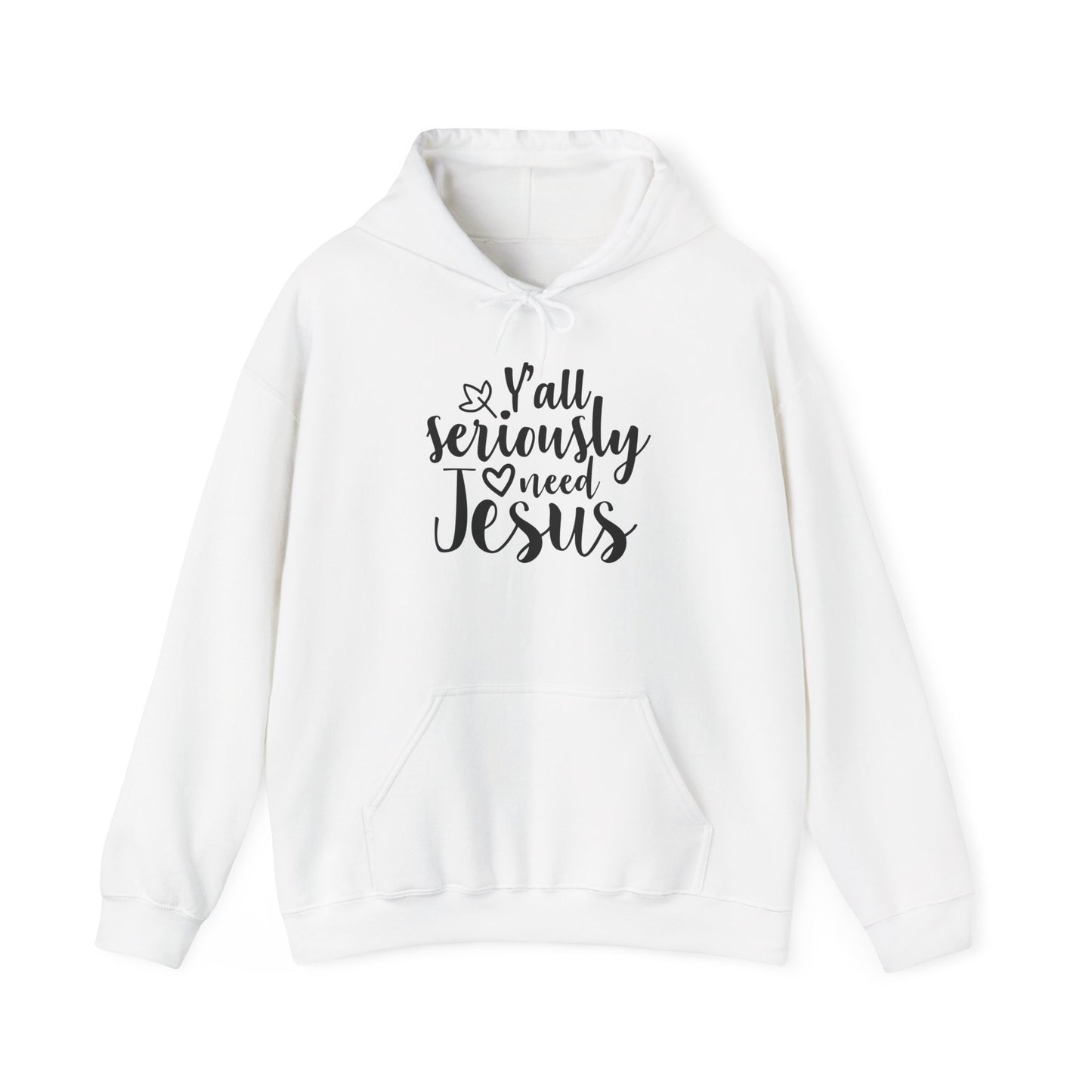 Y'all Seriously Need Jesus Heavy Blend™ Hooded Sweatshirt