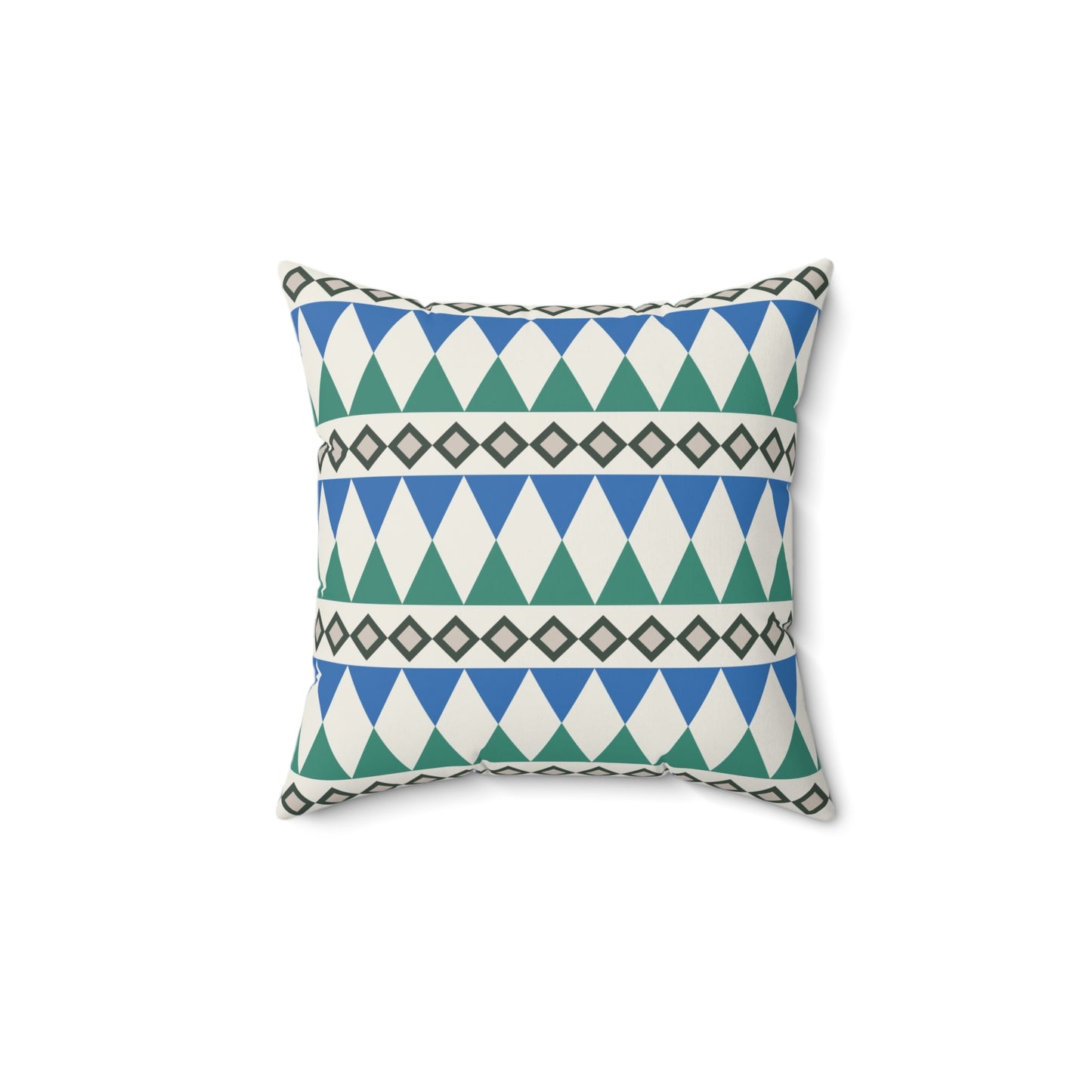 Regal Evergreen Cairn Stripes Throw Pillow