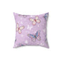 Pastel Wing Parade Throw Pillow